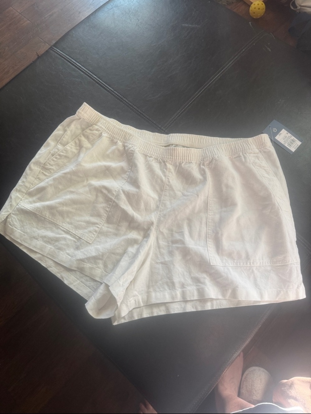 NEW Universal Thread Cream Elastic-Waist Casual Shorts XXL